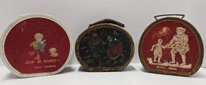 lot 294 image: Lot of 3 Old Vintage Doll Suitcases