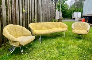 Vintage 3-Piece Mid Century HOMECREST Patio Set
