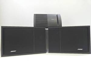 lot 353 image: Pair of BOSE 201 Series III DirectReflecting Speakers & Bose V-100 Video Speaker