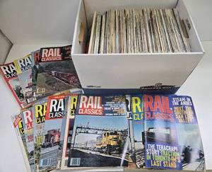lot 356 image: Large Lot of Vintage RAILROAD Magazines