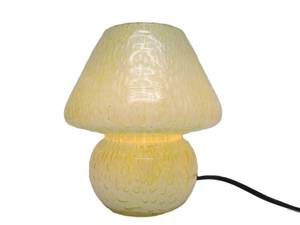 lot 375 image: Mushroom Shape Glass Accent Lamp 8