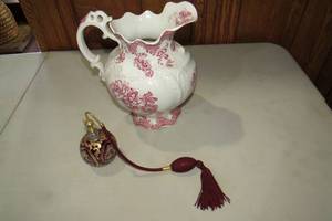 lot 79 image: Johnson Brothers pitcher and cranbe...
