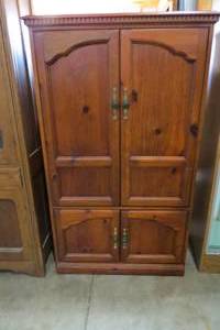 lot 89 image: CraftTV cabinet with storage...