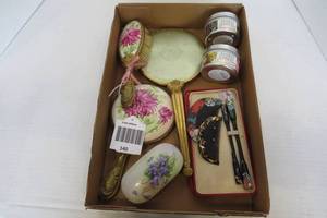 lot 140 image: Dresser items...