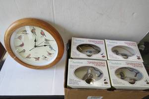 lot 176 image: Audubon bird ornaments with battery...