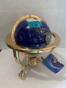 lot 219 image: Gemstone globe new ...