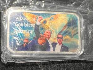 1 TROY OZ .999 FINE SILVER MAGA BAR IN AIRTITE