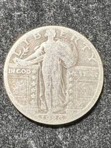 lot 39 image: 1926 US STANDING LIBERTY QUARTER