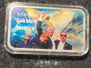 lot 59 image: 1 TROY OZ .999 FINE SILVER MAGA BAR IN AIRTITE