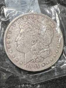 lot 69 image: 1901-O US MORGAN SILVER DOLLAR