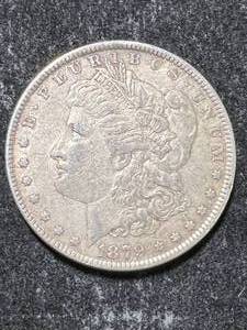 lot 76 image: 1879 US MORGAN SILVER DOLLAR