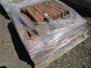 lot 88 image: Reclaimed Clay Brick Pavers