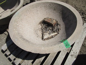 lot 100 image: Basin - Planter Water Feature, 37D x 12H