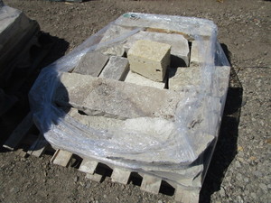lot 112 image: Limestone Wall block