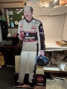 lot 8 image: Dale Earnhardt Sr. Coca Cola Life Size Cutout Stand-Up