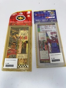 lot 13 image: 1997 & 1998 Jeff Gordon Winston Tickets