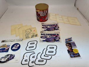 lot 20 image: NASCAR Stickers and Can