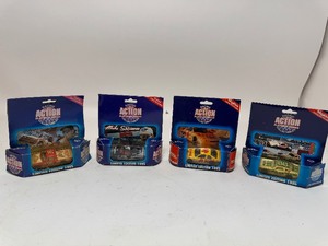 lot 51 image: Ted Muskgrave, Mike Skinner, Sterling Marlin, Dale Jarrett Diecast w Trading Card