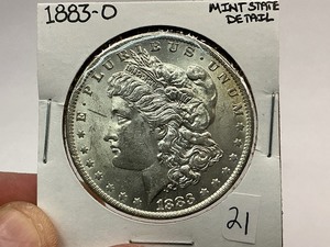 lot 21 image: 1883-O Morgan Silver Dollar