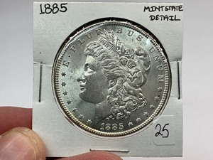 lot 25 image: 1885 Morgan Silver Dollar