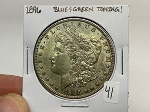lot 41 image: 1896 Morgan Silver Dollar