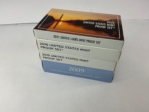 lot 51 image: 4x Proof Sets From 2009-2021