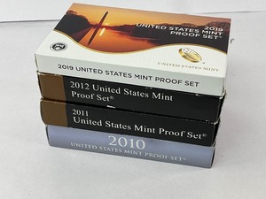 lot 52 image: 4x Proof Sets From-2010-2019
