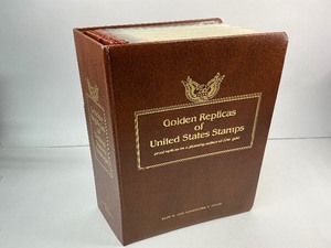 lot 57 image: 75pc Collection of 1st Day Issue 24k Gold Plated Stamps