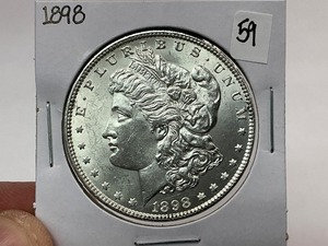 lot 59 image: 1898 Morgan Silver Dollar