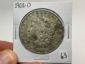 lot 63 image: 1901-O Morgan Silver Dollar