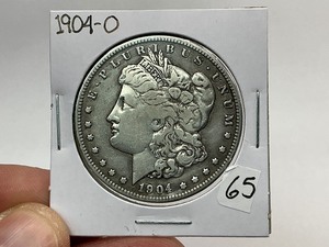 lot 65 image: 1904-O Morgan Silver Dollar