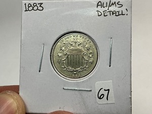 lot 67 image: 1883 Shield Nickel