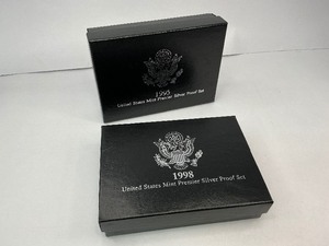 lot 75 image: 2x Silver Premier Proof Sets 1995 & 1998