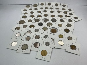 lot 78 image: 64pc Foreign Coin Collection