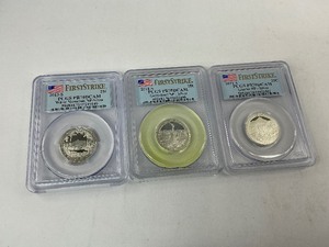 lot 82 image: 3x PCGS Graded Proof Silver Quarters