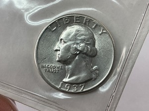 lot 83 image: 1937 Washington Quarter