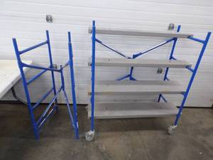 Indoor Scaffolding with 4 planks and Wheels with Extender