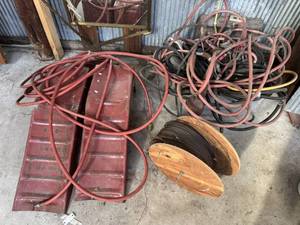 lot 56 image: Car Ramps, Wire, Air Hose