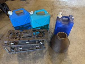 lot 78 image: Water Tanks, Milk Funnel and Propane Heater Frames