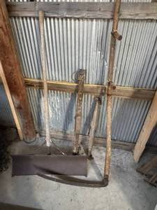 lot 81 image: Sye, Snow Shovel and horse tack