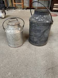 lot 101 image: Pair of Vintage Cans