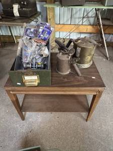 lot 122 image: Table , Torch and more