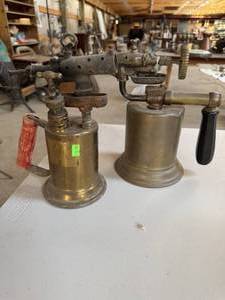 lot 152 image: Pair of Vintage Torches