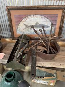 lot 161 image: The Lake Trout Artwork, Wheel Wrenches and more