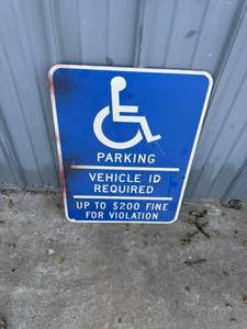lot 171 image: Handicap Sign