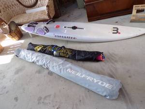 lot 134 image: Sail Board and Sails
