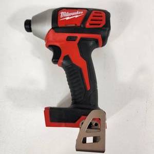 lot 17 image: Milwaukee 14 Hex Impact Driver 2656-20 Tested Works Great Condition Tested Works TOOL ONLY