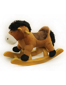lot 233 image: 24 Brown Rocking Horse with Sound