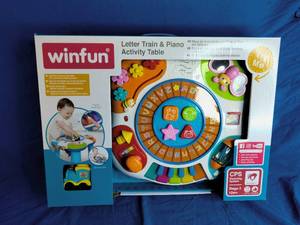 lot 197 image: Letter Train and Piano Activity Table