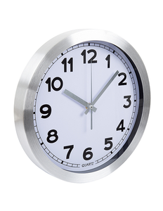 lot 200 image: Everyday Home 12 Aluminum Wall Clock